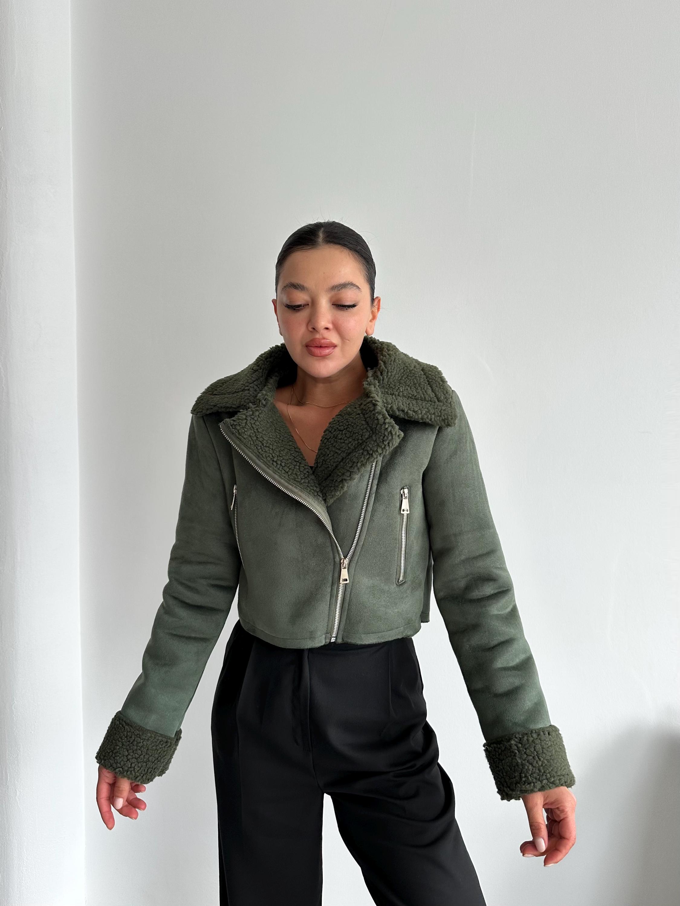 【SATIIIZ】Eddie Cropped Suede Jacket Cropped Suede Jacket | eBay