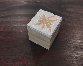Mini mosaic box