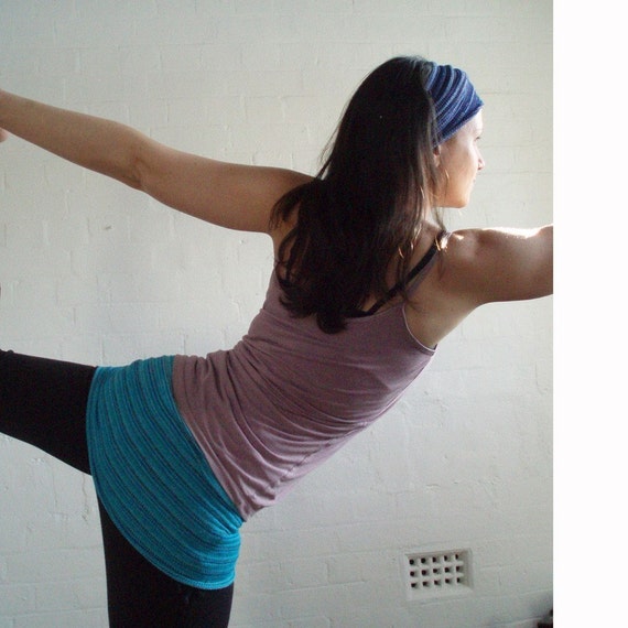 Yoga wear wraps set natural hand dyed Etsy