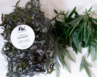 Organic Mugwort, Product of Canada, Dried Leaves, Homegrown Herbs