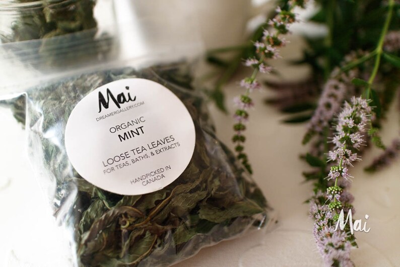 Organic Mint, Product of Canada, Dried Mint Leaves, Homegrown Herbs, Mint for Herbal Teas, Extracts, Tinctures image 8