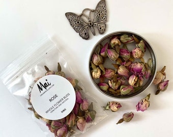 Rose Buds and Flower Petals, Dried