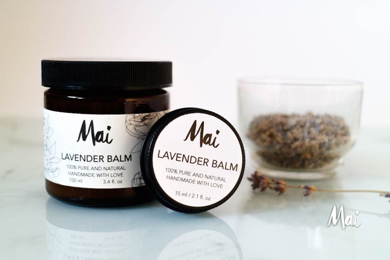 Lavender Balm all-purpose healing balm for dry and irritated image 1