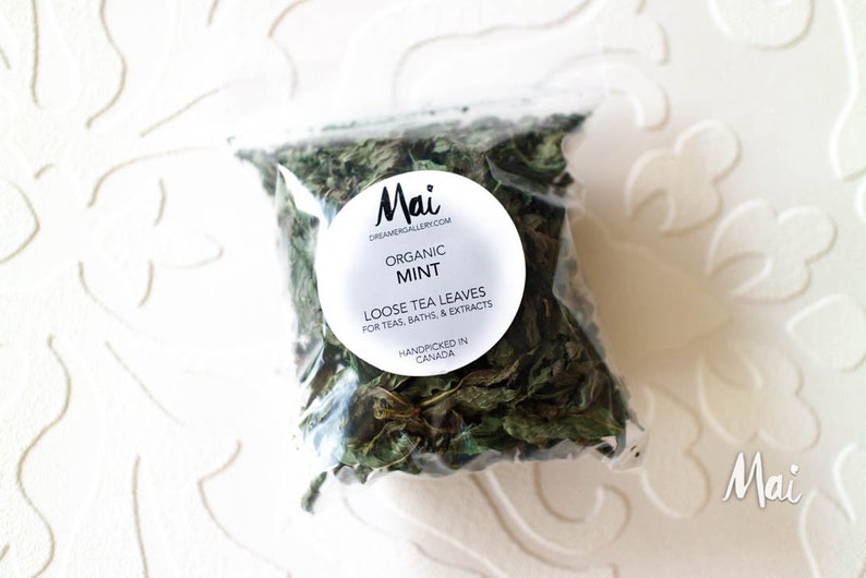 Organic Mint, Product of Canada, Dried Mint Leaves, Homegrown Herbs, Mint for Herbal Teas, Extracts, Tinctures image 5