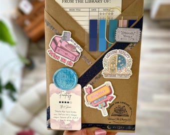 Blind Date with a Book Bundle | Curated Bookish Surprise – Stickers, Bookmark, Thoughtful Gifts for Her