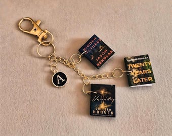 Mini Book Keychain | Unique Customizable Handmade Charm for Book Lovers & BookTok Fans | Personalized Gift