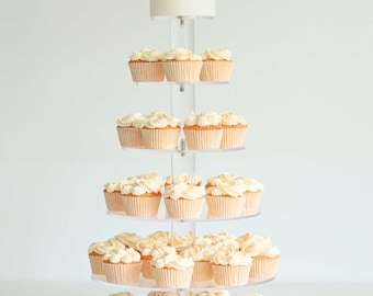 Ultra 6 Tier cupcake display stand - cupcake stand - mini cake stand - acrylic cupcake stand - cupcake display - acrylic tiered cake stand
