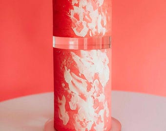 Tortenseparator aus Acryl – schwebender Tortenständer – Kuchenscheibe 30mm – Hochzeitstorte Zubehör – Cake Design Tool