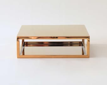 Rectangle Cake Separator - Metallic cake stand