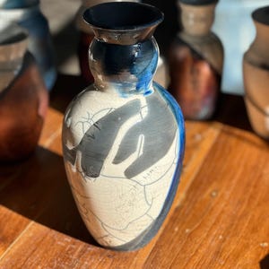 Ceramic Vase Raku Pottery