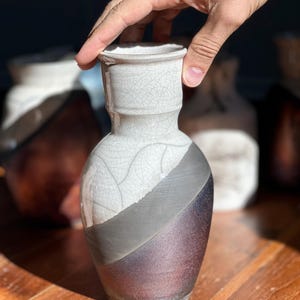 Cermic Vase Raku Pottery
