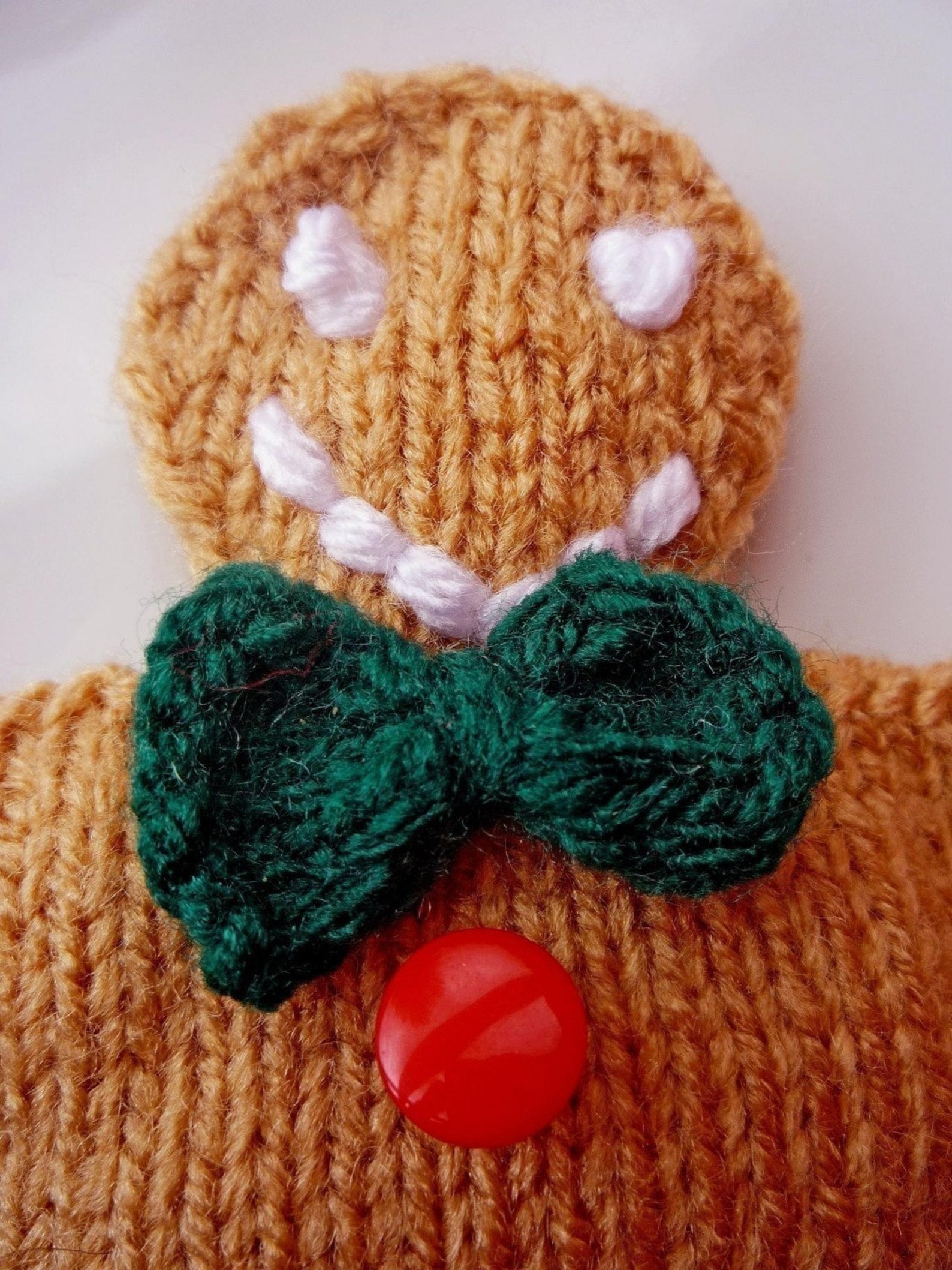 KNITTING PATTERN for Gingerbread Man and Mince Pie Etsy