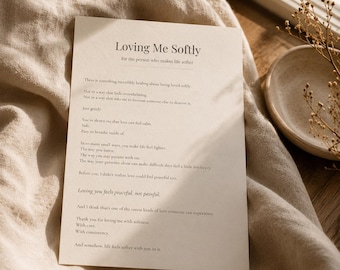 Printable Love Letter, Romantic Keepsake, Emotional Expression (Digital Download)