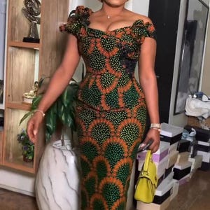 Ankara Dress for Graduation - Etsy