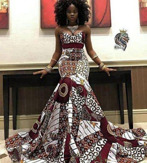 AFRICAN Print DRESS,Ankara Dress, Church Dress Cotton AfricanFabric Long short sleeve,African Print Dress Party Dress,special Occasion Dress