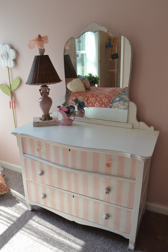 Items similar to handpainted vintage dresser on Etsy