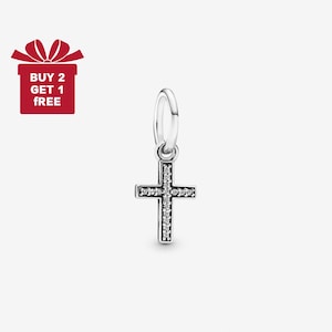Pandora チャーム クロス 十字架 最安値‼️ Amazon | Pandora Jewelry 輝く十字架 キュービックジルコニア