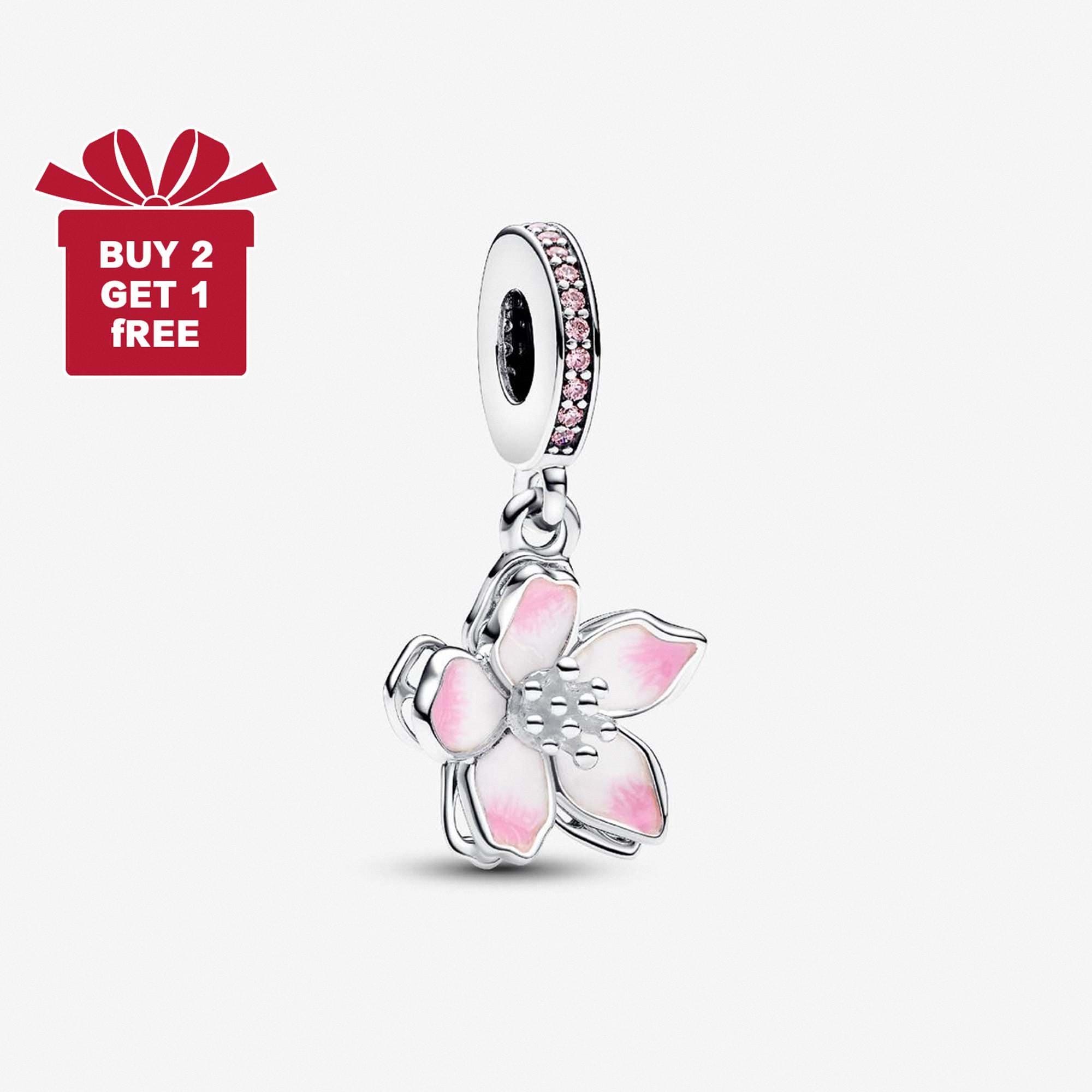 Pandora パンドラ ブレスレット さくらんぼ チェリー 花 フラワー Pandora パンドラ ブレスレット さくらんぼ チェリー 花