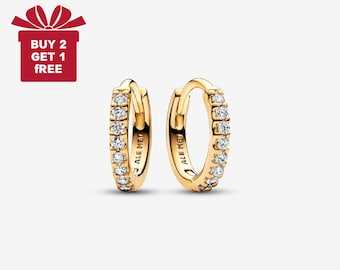 Sparkling Huggie Hoop Earrings, Necklace Pendant, Christmas Handmade, Gift for Her,Travel Pendant