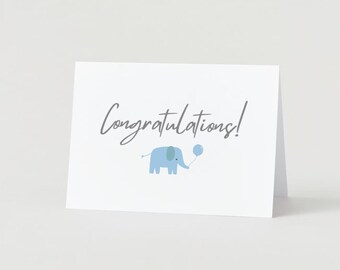 Tarjeta de felicitaciones para bebe