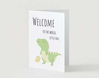Bienvenido al mundo, pequeño. Tarjeta