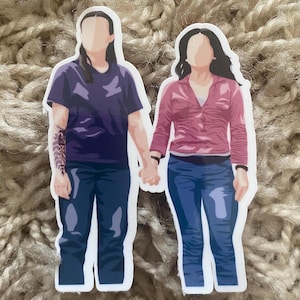 Ellie en Dina - The Last of Us-stickerset.