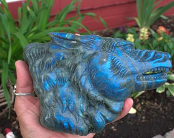 Labradorite Wolf
