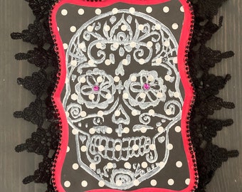 Day of the Dead original Art - Mixed Media art