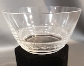 Saint Hubert Crystal Finger Bowl from Lalique