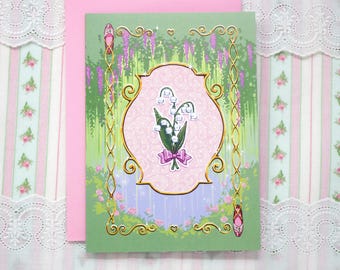 12 Dancing Princesses Birth Flower Card | Birthday, Y2K aesthetic, Princess