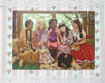 Historical Dolls 5x7 Art Print