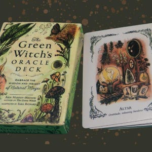 Green Nature Oracle Deck – Compact Size - Plant & Earth Magic for Everyday Intuition