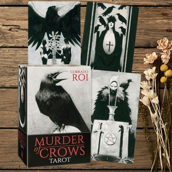 Murder of Crows Tarot – Gothic Shadow Deck (Classic & Mini Editions) Corrado Roi