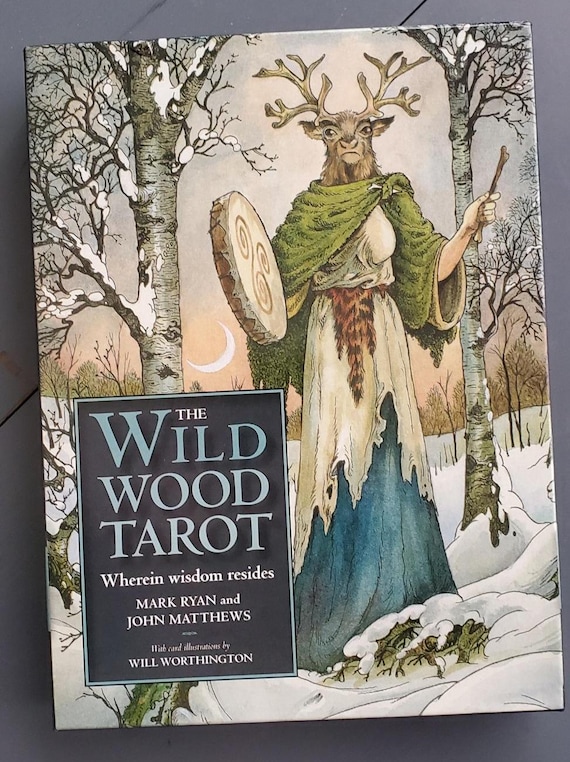Wildwood Tarot Deck with Guidebook – Pagan Forest Tarot, Nature-Based Divination & Celtic Wisdom