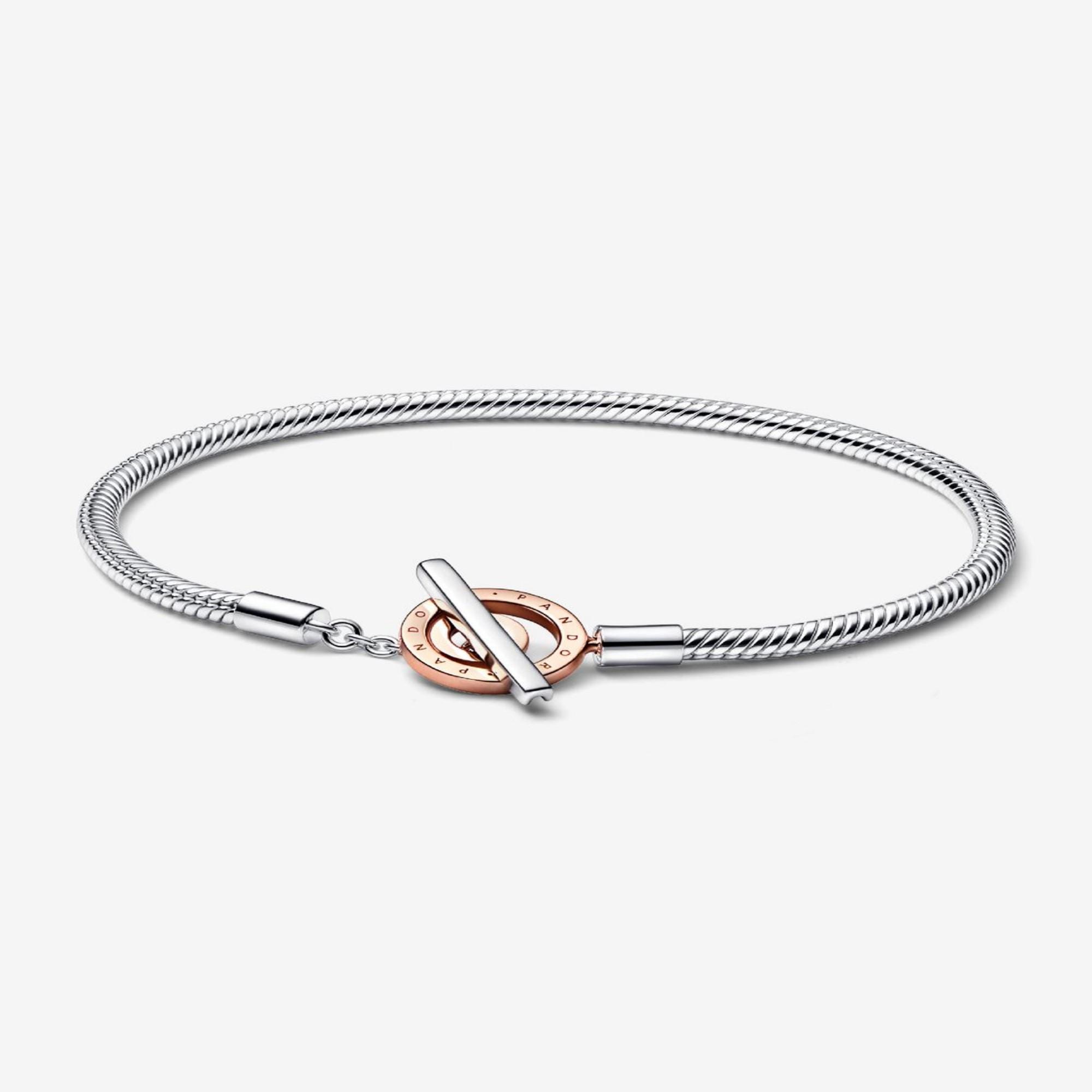 US三軒茶屋 チェーンブレスT-Bar Chain Bracelet キムタク Amazon.com: Pandora Moments T-Bar Closure Snake Chain