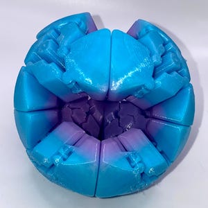 Tri-Flex Gear Ball Fidget | Expanding Gear Sphere Sensory Toy for ADHD, Stress & Focus