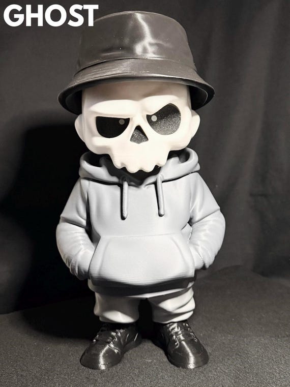 ZKULLS Street Edition Skull Figure – Urban Collectible 3D Printed