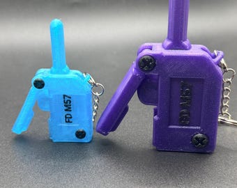 Juguete antiestrés con interruptor de doble acción / Juguete antiestrés táctil de presionar y girar / Juguete mecánico de escritorio / Opción de llavero