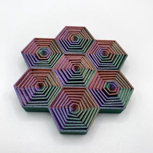 Telescopic Honeycomb Fidget Toy | Expanding Hexagon Sensory Toy for ADHD & Anxiety