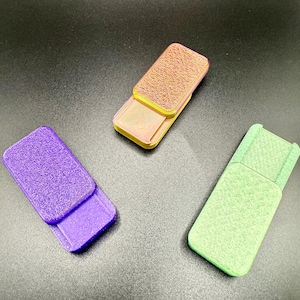 Fidget Clicker Slider: Dual Pin Sensory Fidget Toy - PLA/PETG Plastic