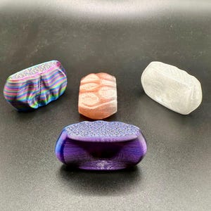3D Printed Sensory Fidget Stone: Hilbert Curve Tactile Desk Toy
