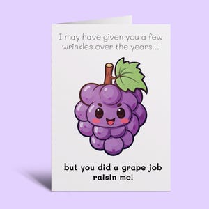Cartes de voeux, jolie carte d'anniversaire amusante pour parents ou grands-parents, note pour une occasion spéciale, cadeau de remerciement