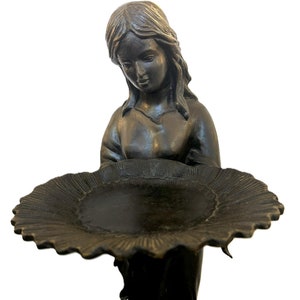 The Offering Maiden: A Bronze Sculpture