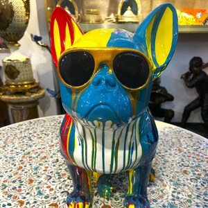 Italian Unique colorful resin dog sculpture home decoration unique find unique home decor gift