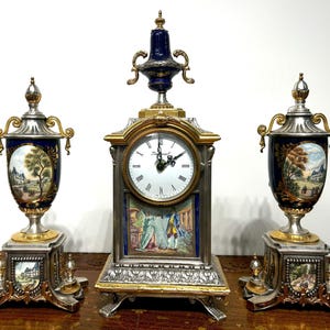 Antique-Inspired Clock and Candleholders