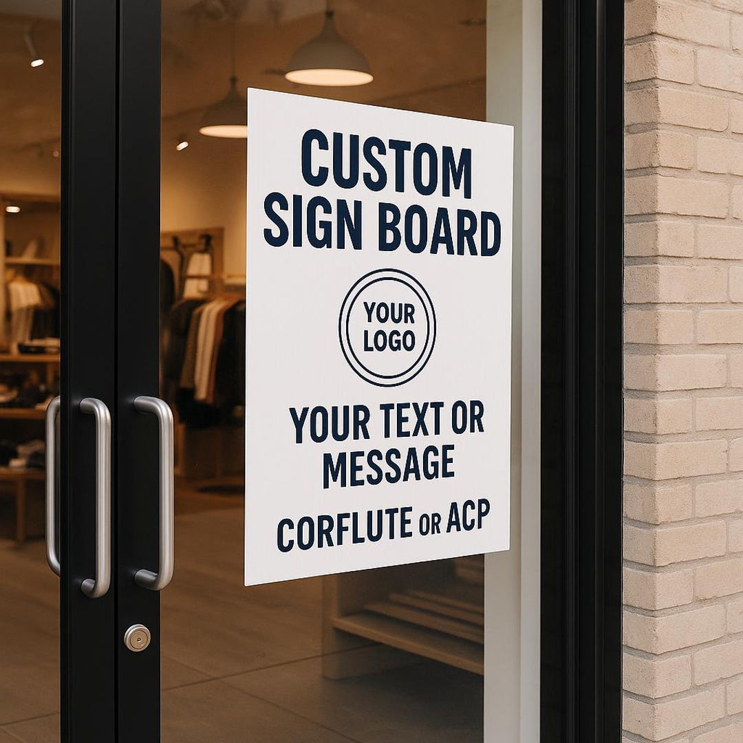 Weatherproof Outdoor Sign Board - UV Resistant, Custom Shapes - Etsy ...