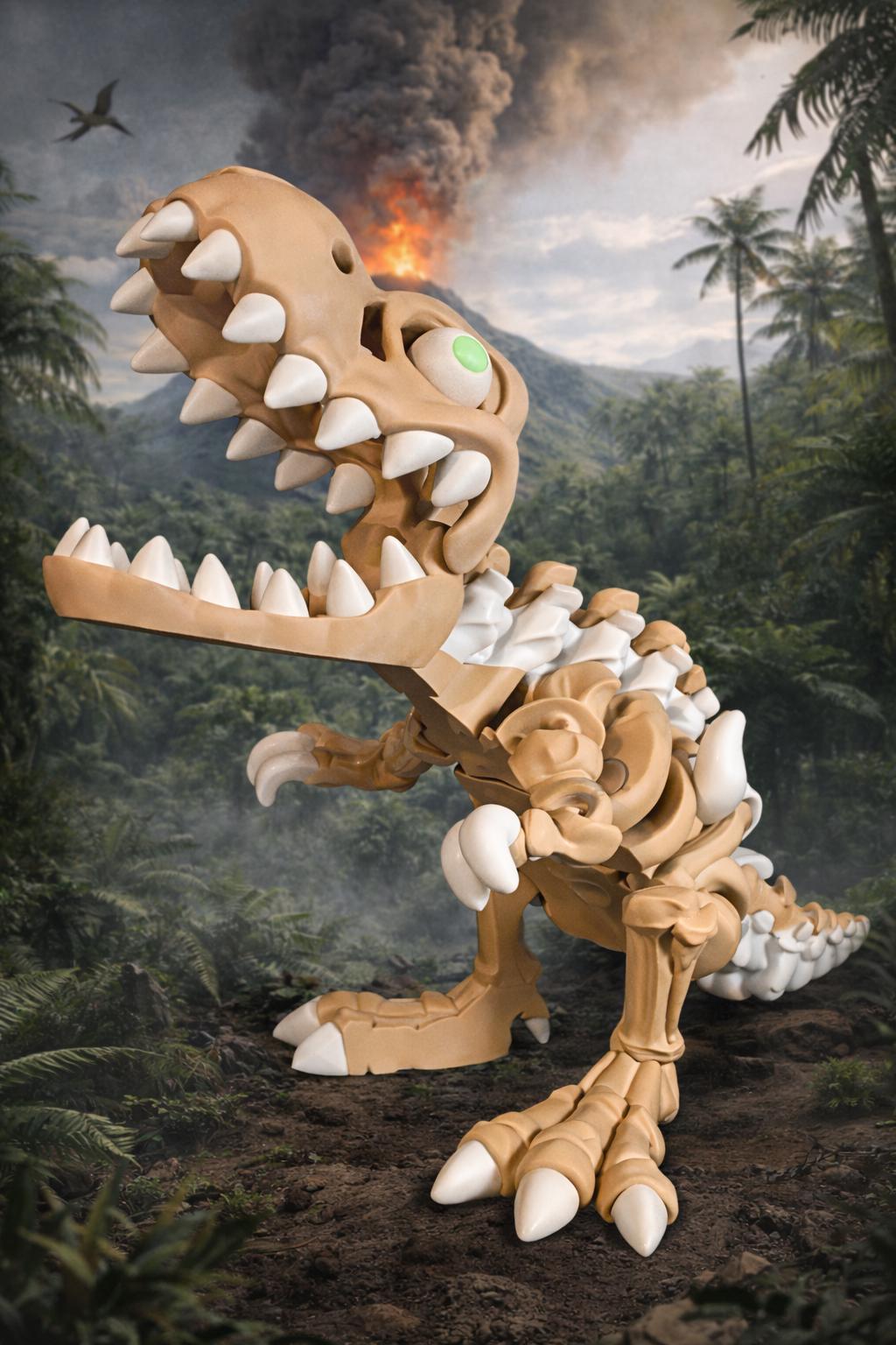 Xl 3d Printed Dinosaur - Etsy