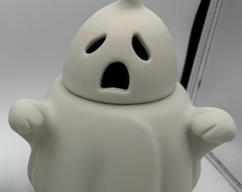 3D Printed Ghost Cookie Jar – Spooky Candy Decor