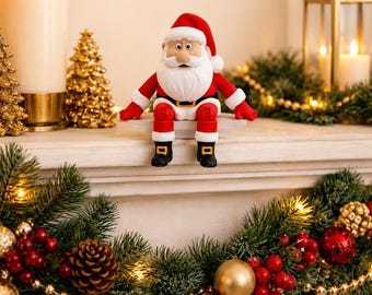 Santa's Nice List Personalized 3-D Resin Santa Shelf Sitter, Santa