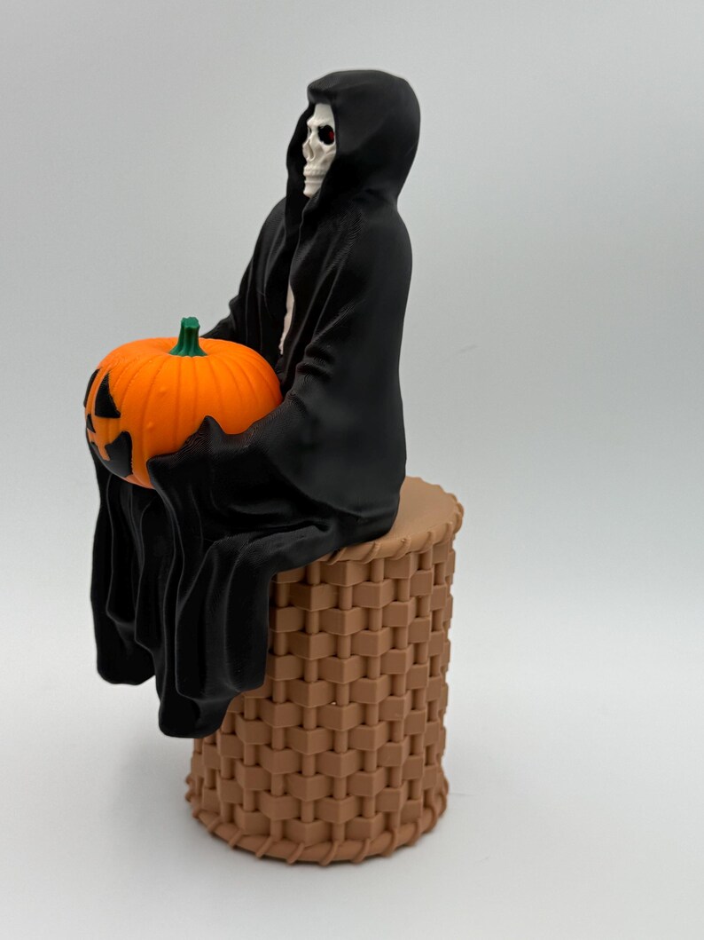 Ebros Gift 6 Inch Tall Death On Shelf Gothic Grim Reaper With Scythe - View #5